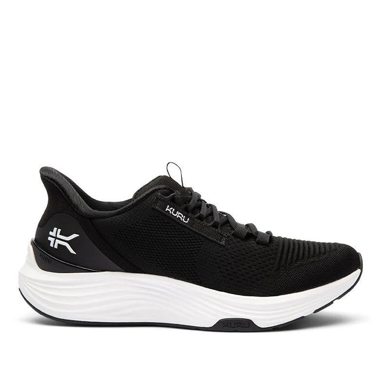 Men’s KURU ATOM 2, Jet Black/Bright White, 9.5 Medium US