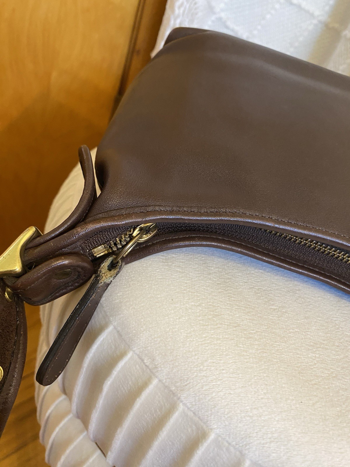 Coach Women’s Legacy Dark Brown Leather Hobo Shoulder Bag Costa Rica 9136 Good!