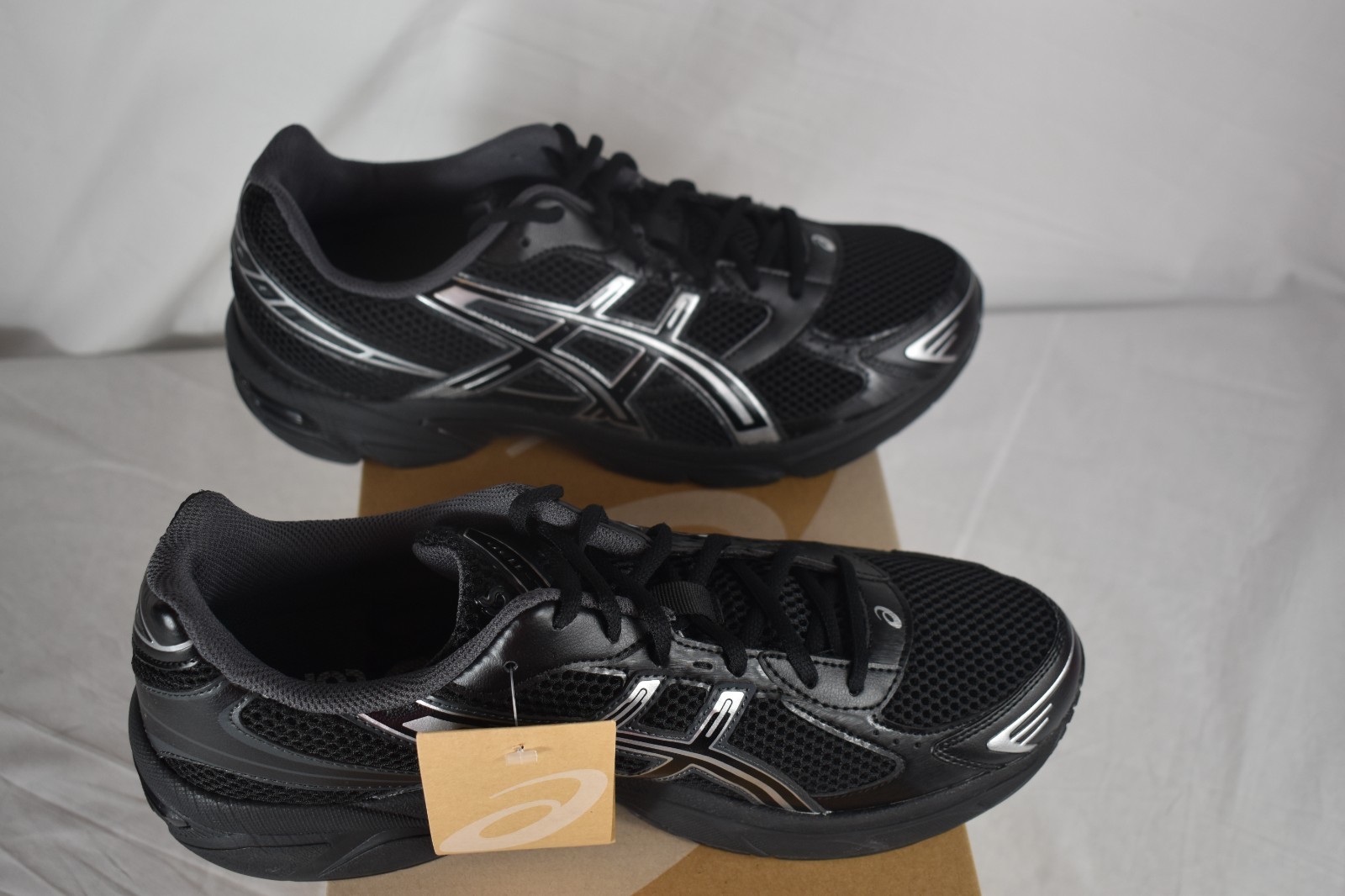 Size 11.5 – ASICS Gel 1130 Black Pure Silver 1201A906-001 Men