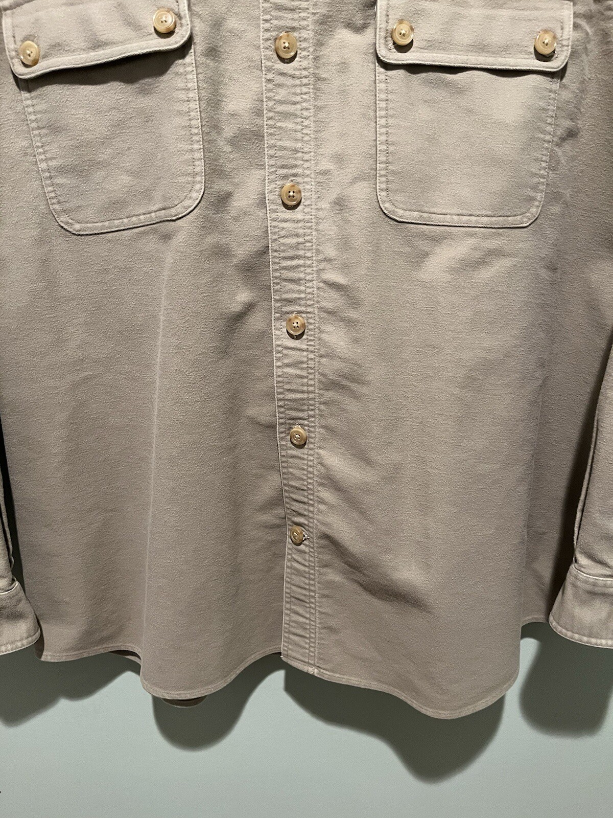 Eddie Bauer Men’s XXL Flannel, 100% Baumwolle Cotton, Preowned, Excellent