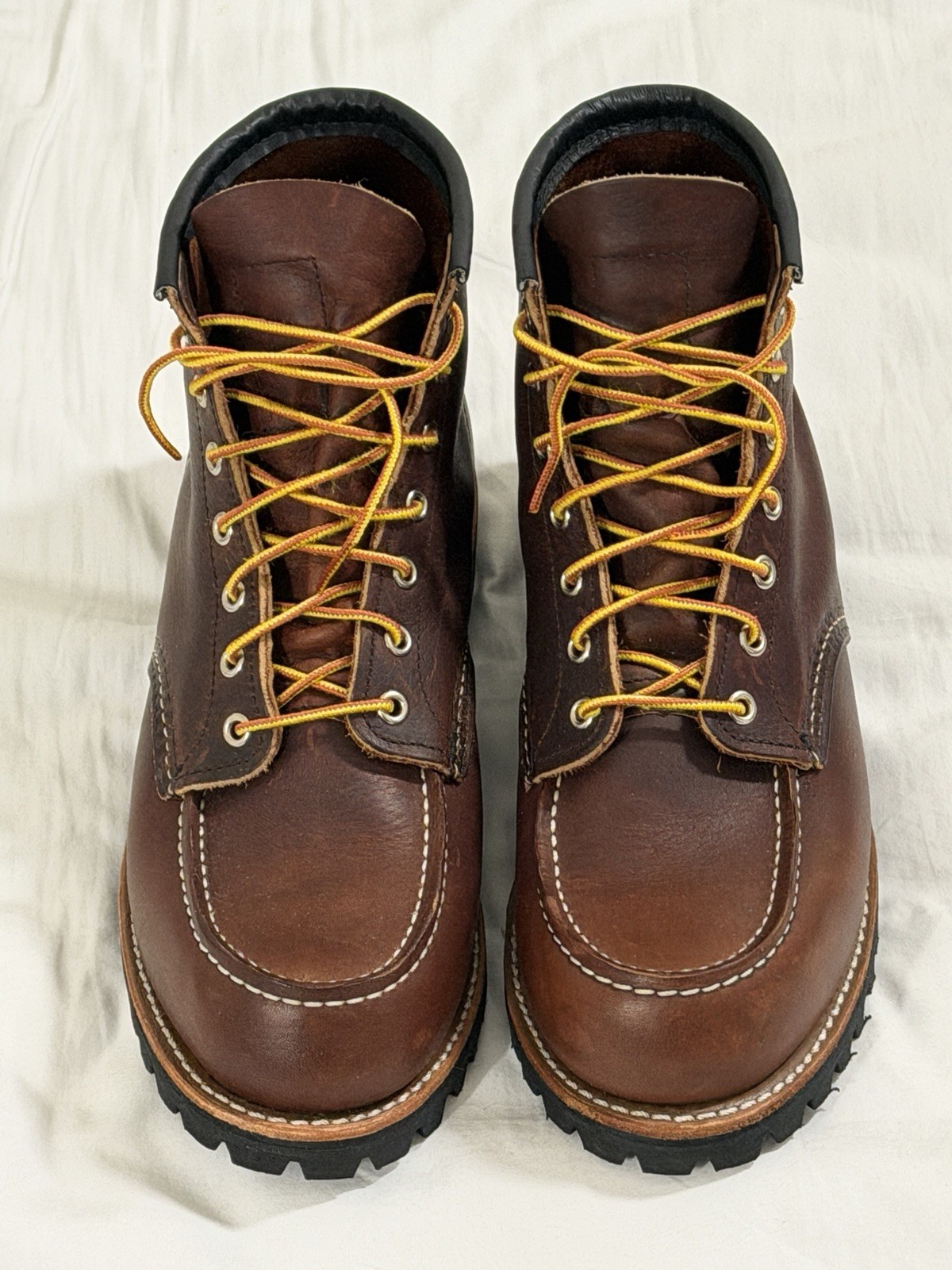 Red Wing 8146 Heritage Roughneck Briar Brown Leather Moc Toe