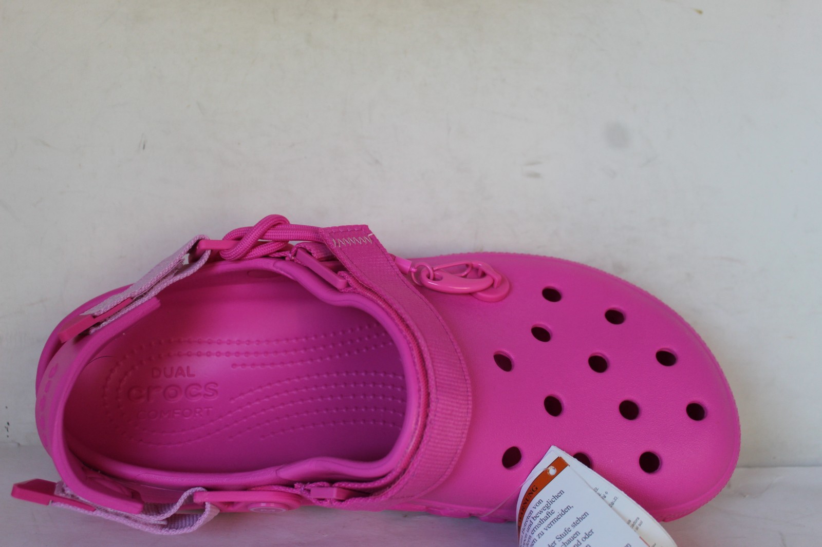 Crocs Unisex Duet 2 Max Post Malone Electric Pink Croslite Clog Size M(10) W(12)
