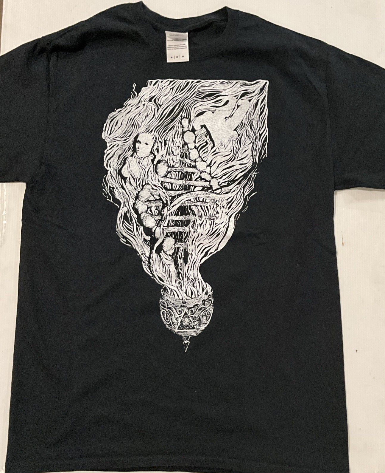 False Vintage Medium Double-Sided T-Shirt [Minneapolis Black Metal Band]