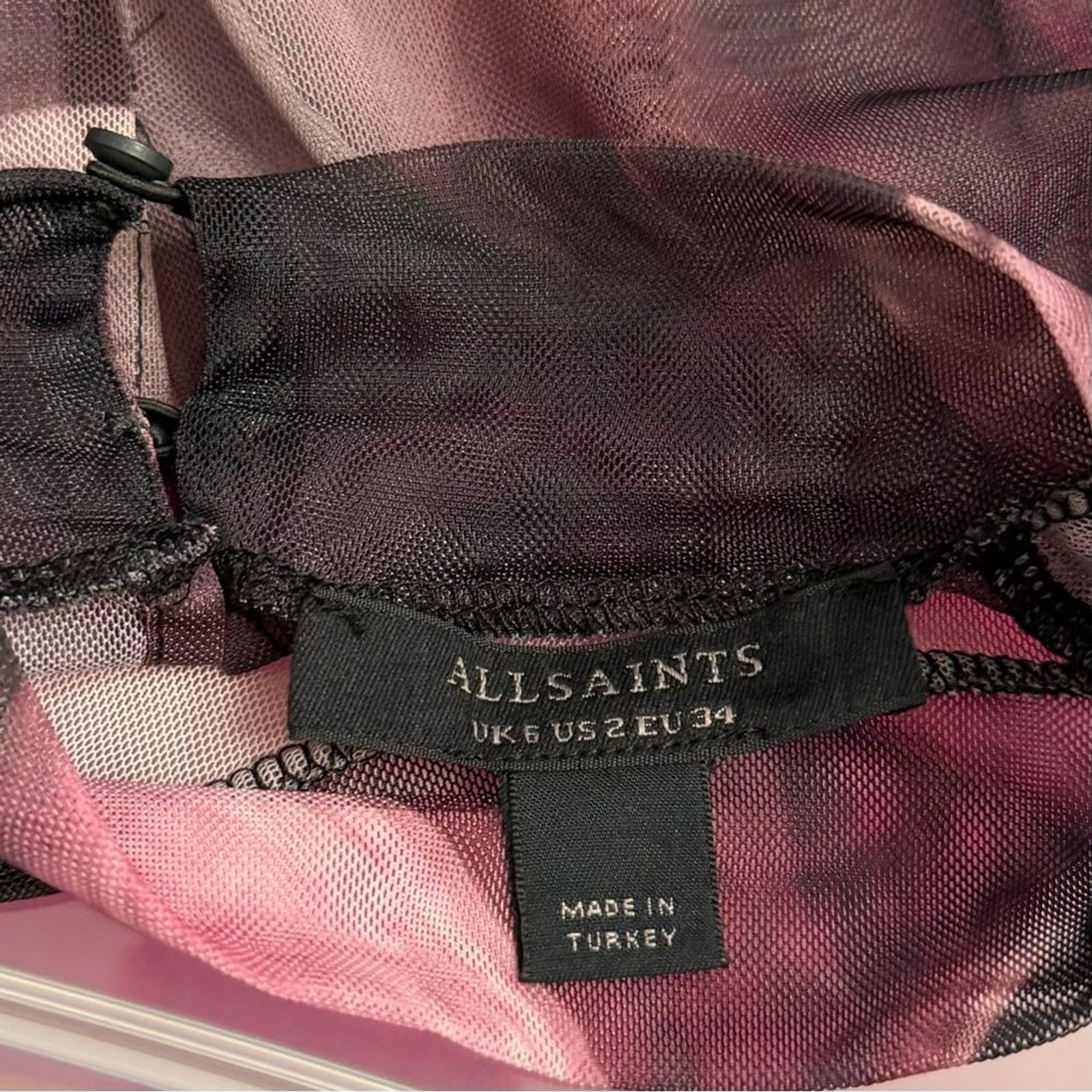 AllSaints Elia Margeaux Bodysuit in Black