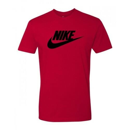 Nike Men’s T-Shirt Logo Swoosh Printed Athletic Active Short Sleeve Shirt