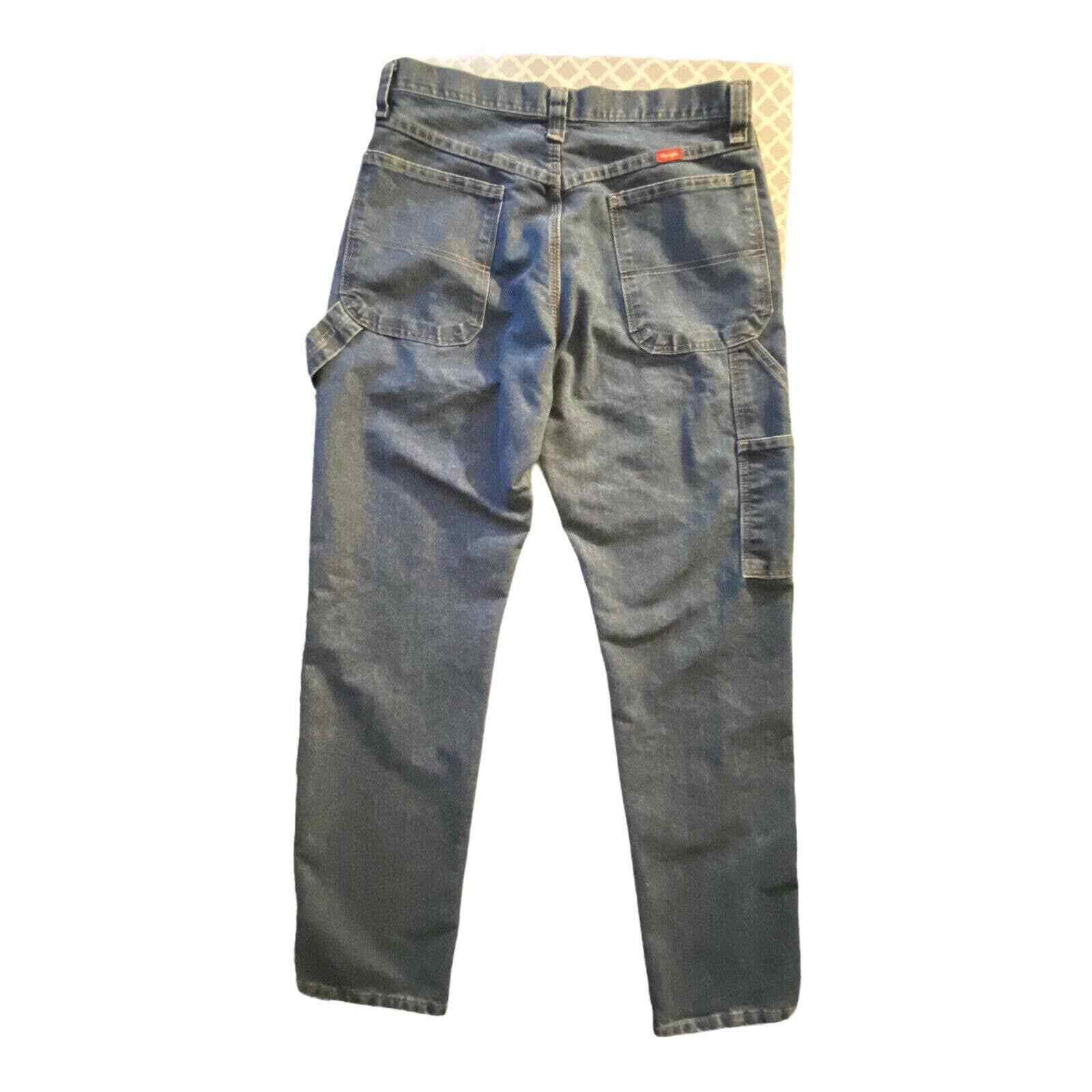 Wrangler Riggs Jeans Size 32×34 Workwear Men’s Five Pockets Comfort Denim Work