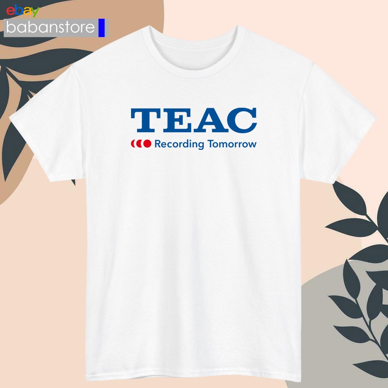TEAC Corporation Electro Logo Black/White/Grey/Navy/Light Blue T-Shirt S-5XL