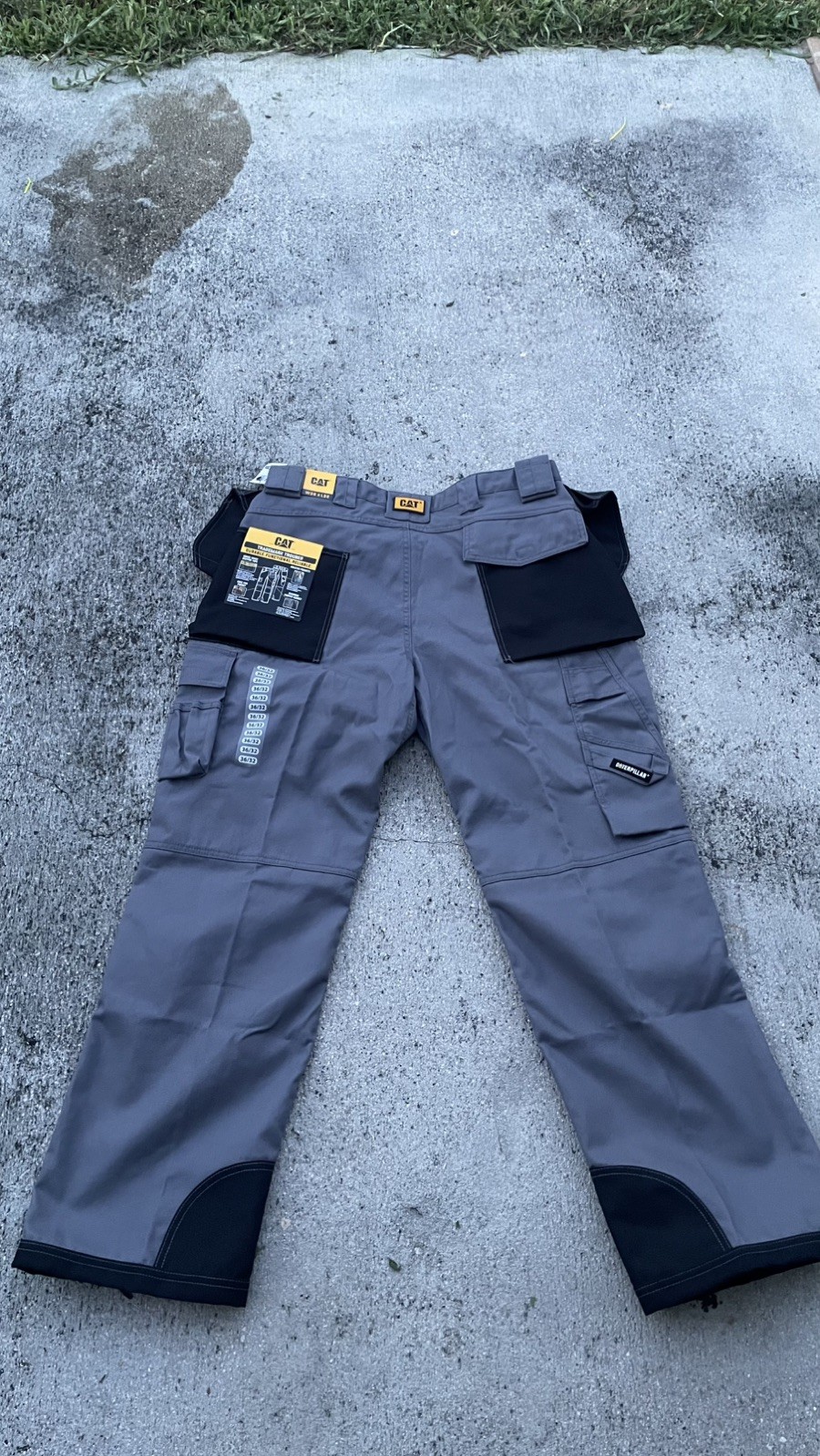 Cat Caterpillar Trademark Trouser Work Pants Size 36X32