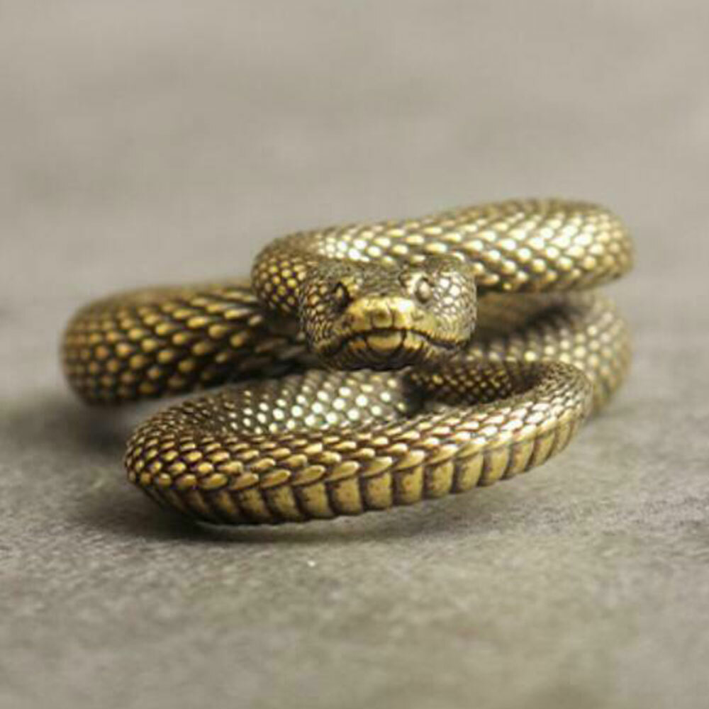 1/2/5Pcs Artistic Copper Snake Pendant Wallet Bag Car keychain Accessories