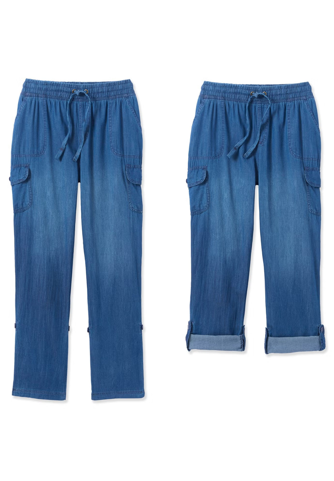 Woman Within Women’s Plus Size Petite Convertible Length Cargo Pant