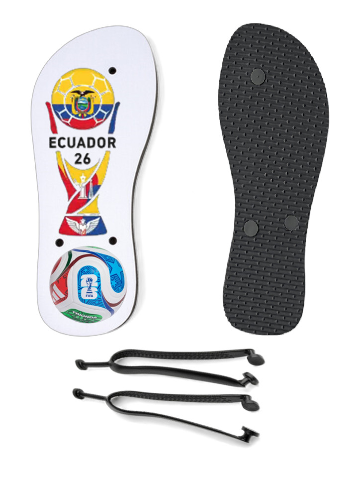 ECUADOR FIFA World Cup 2026 Flip Flops, flip flops unixes limited edition