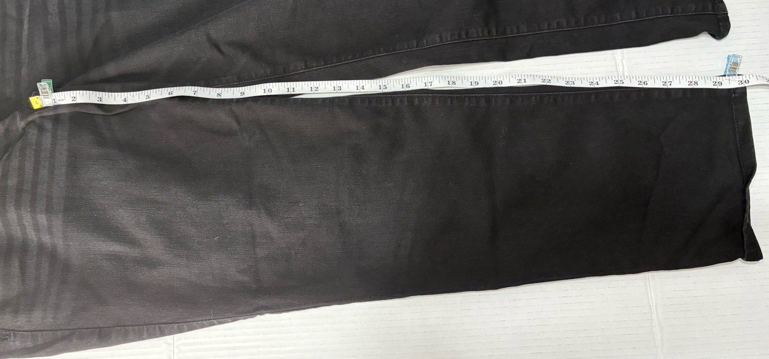 Democracy Womens Size 16W Ab Technology Black Straight Leg Jeans