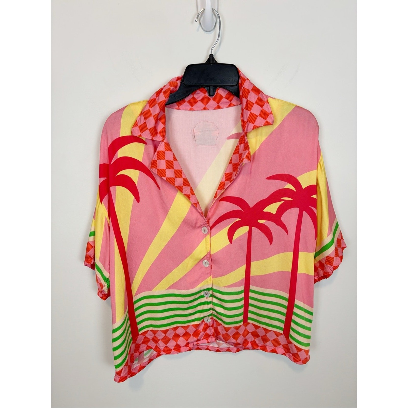 Anthropologie Maaji Jungle Sway Octavia Buttondown Top Size M