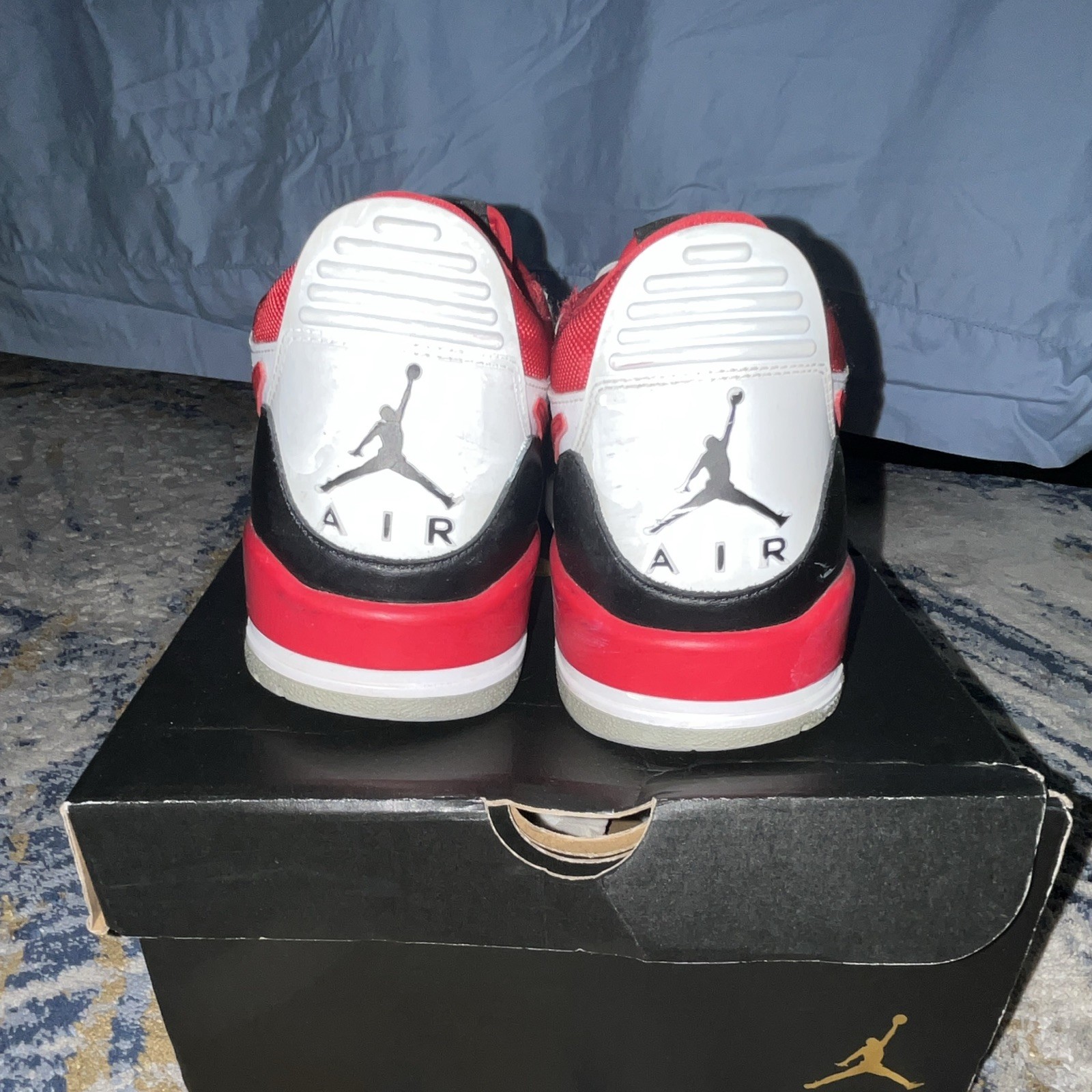 Jordan Air Jordan Legacy 312 Low Unisex Kids US 9 Leather White/Red/Black