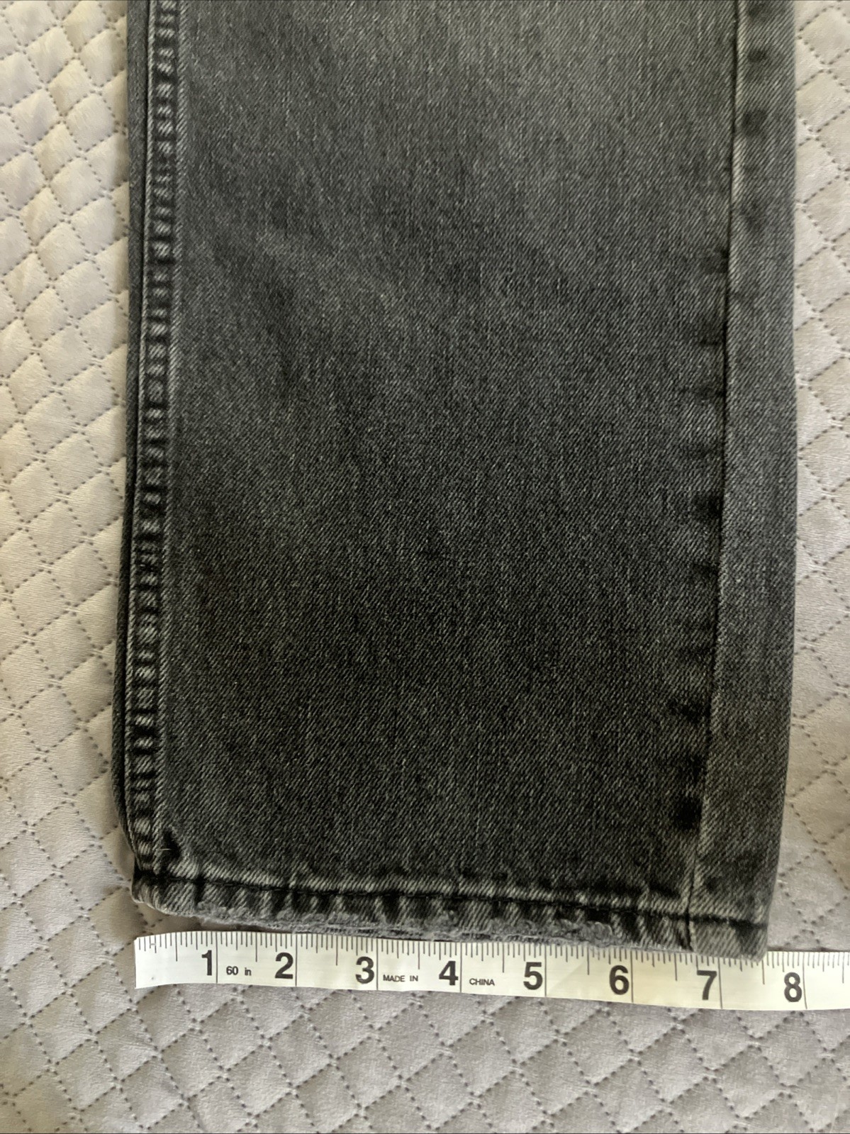 Good American Black Skinny Jeans 8/29 GNDU999BT Distressed