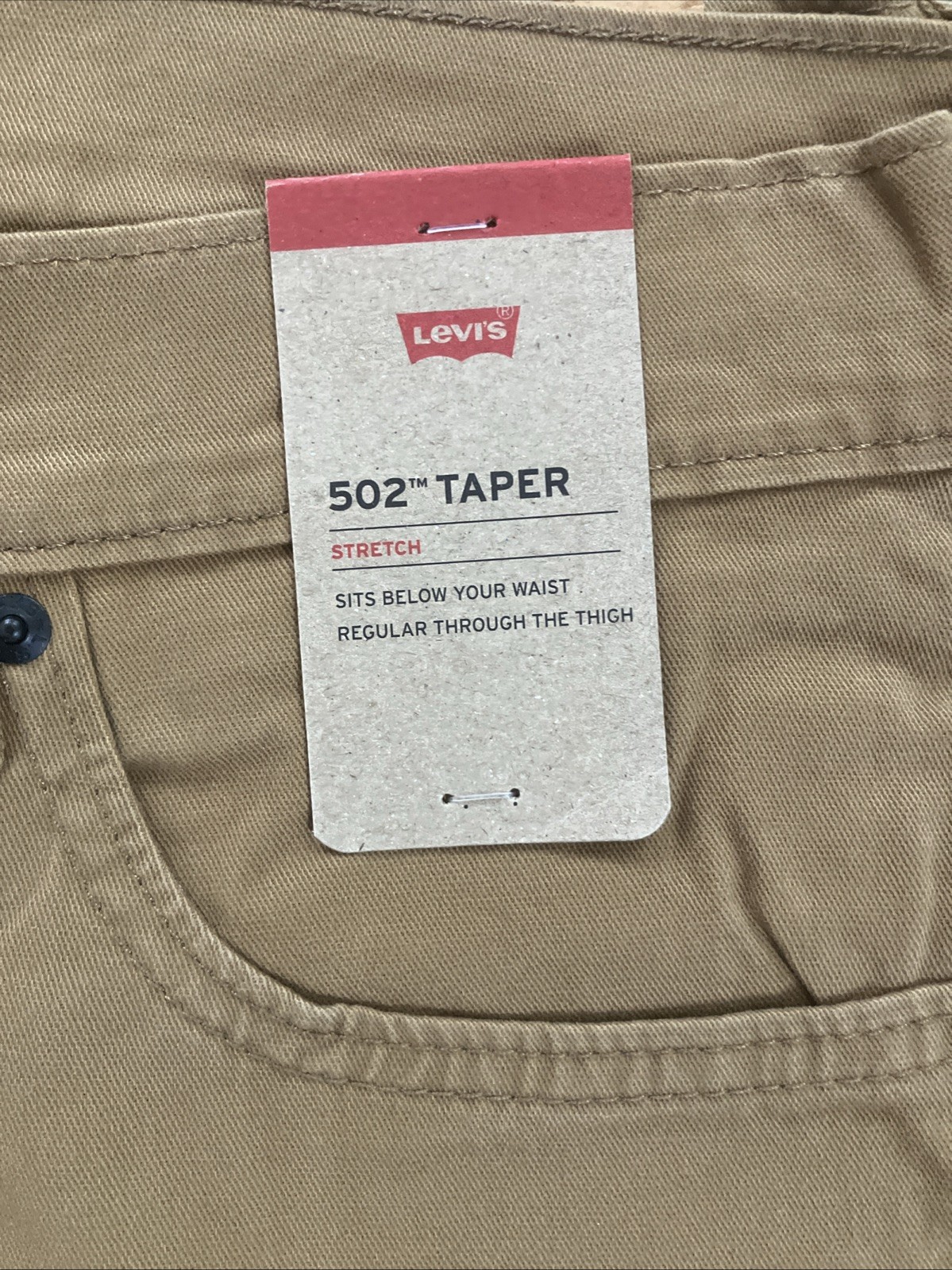 NWT Men’s Levis 502 Taper Stretch Caraway Soft Wash Jeans Size 31”x30”