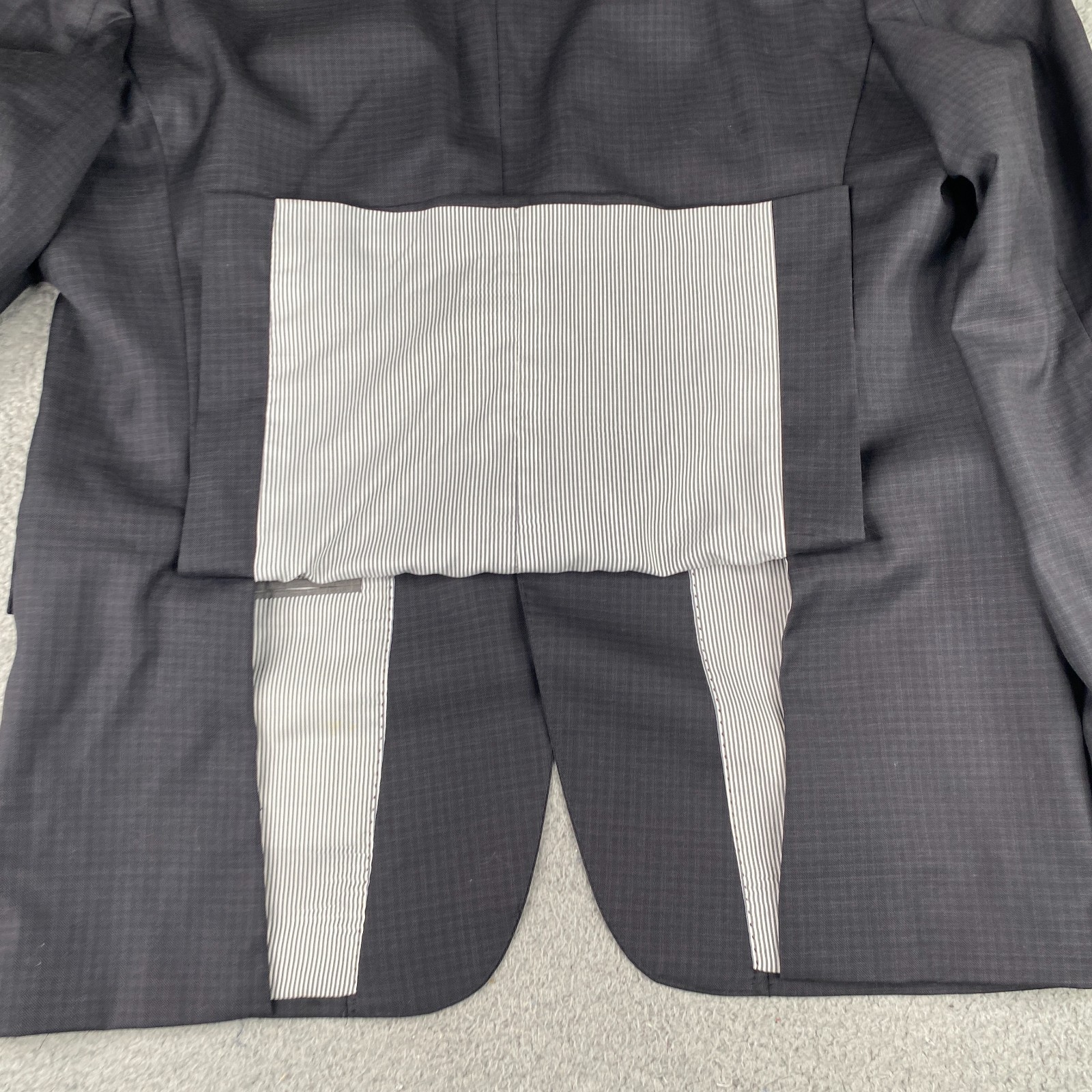 Todd Snyder Blazer Mens 44L Gray Plaid 100% Wool Mayfair Slim Fit Sport Coat