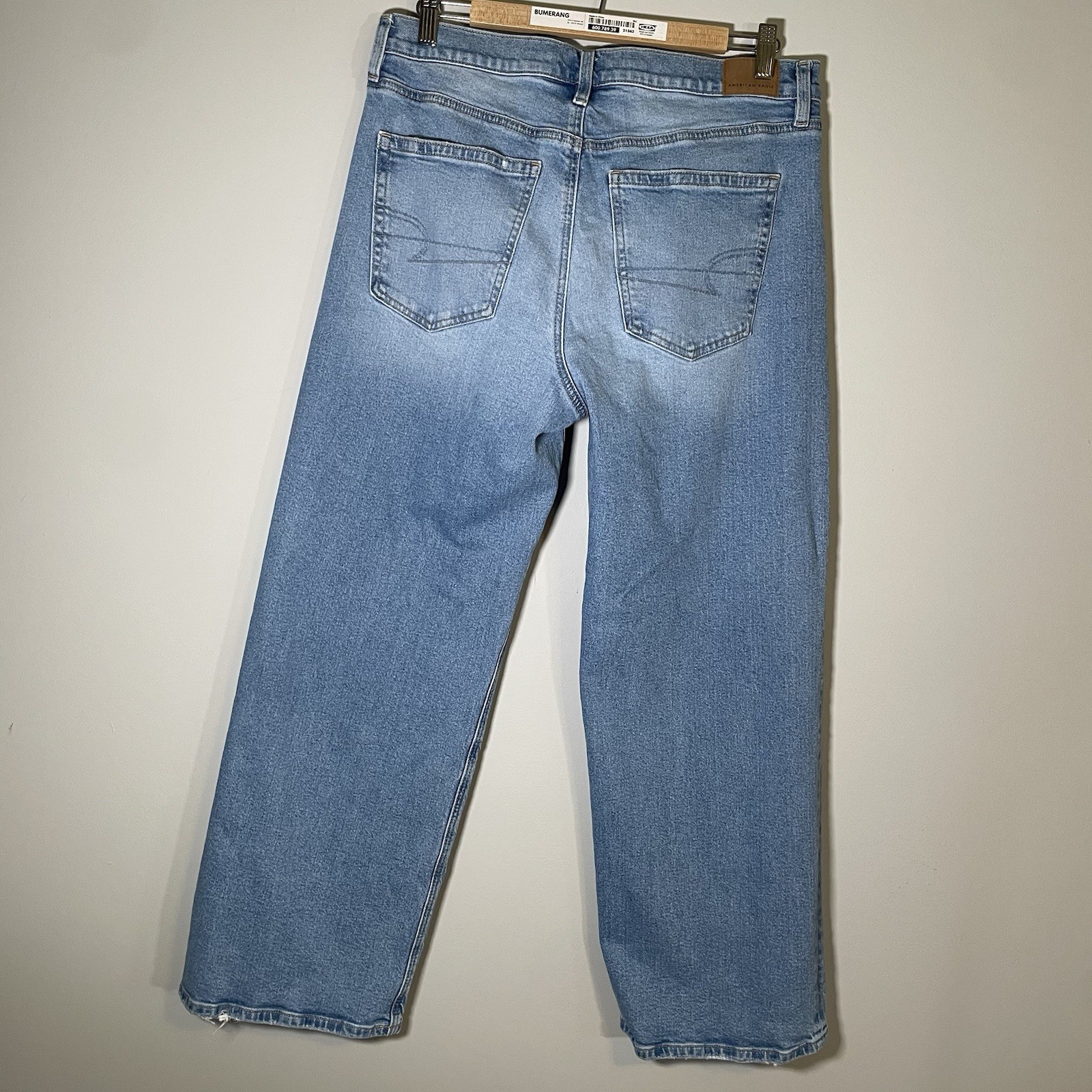 American Eagle Strigid Jeans Sz 10 Stovepipe Denim Jeans Medium Indigo