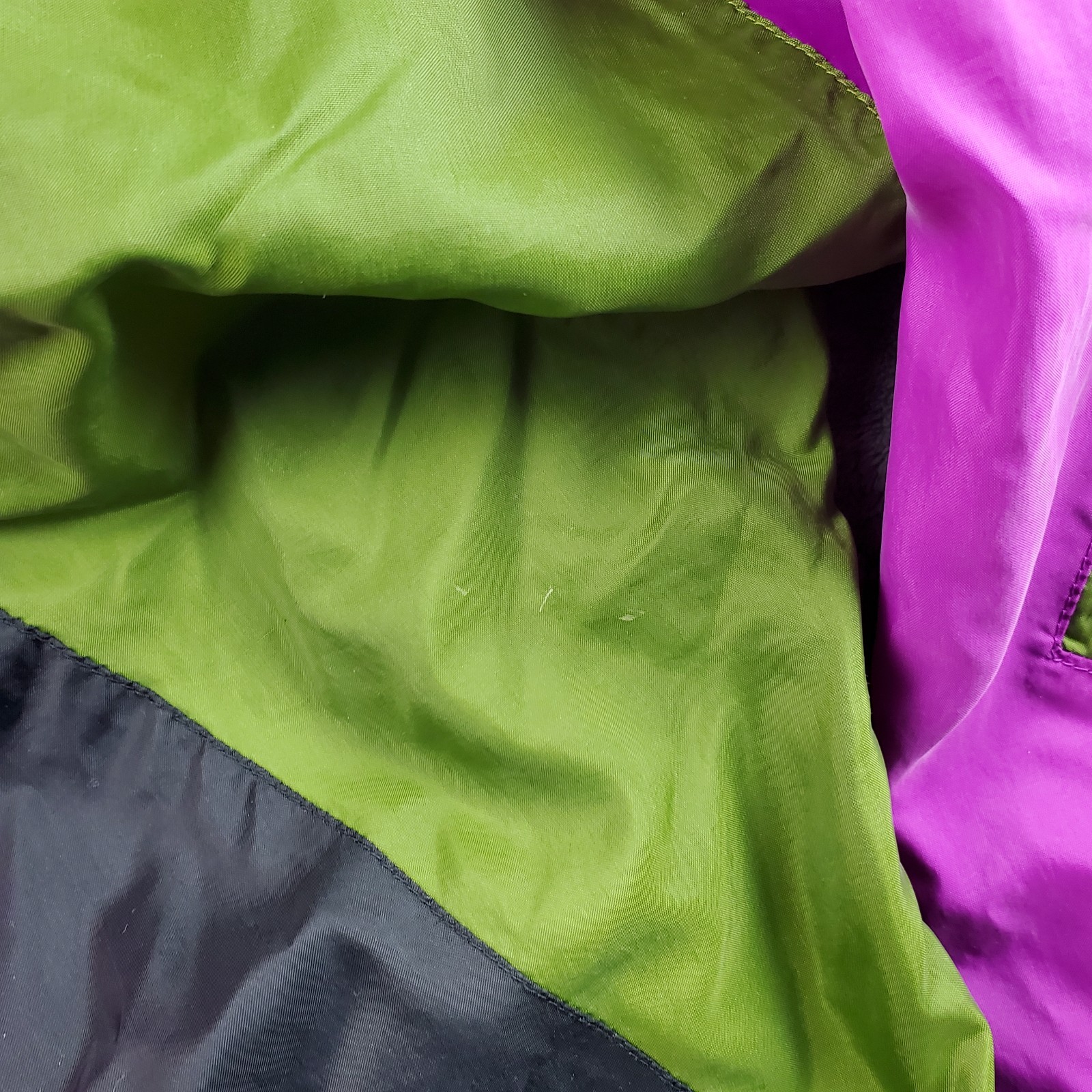 Nike Jacket Mens M Colorful Windbreaker Nylon Full Zip Sports Retro Vintage 80s