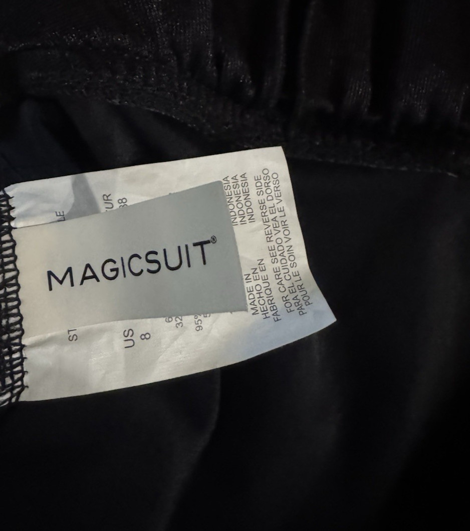 Magicsuit by Miraclesuit Full Circle Andee Sliming Control Swimdress Sz 8