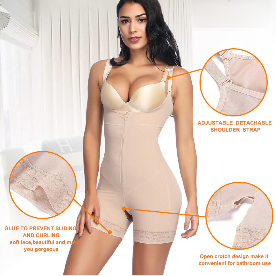 Fajas Colombianas Body Shaper Reductoras Levanta Cola Post Surgery Slim Corset