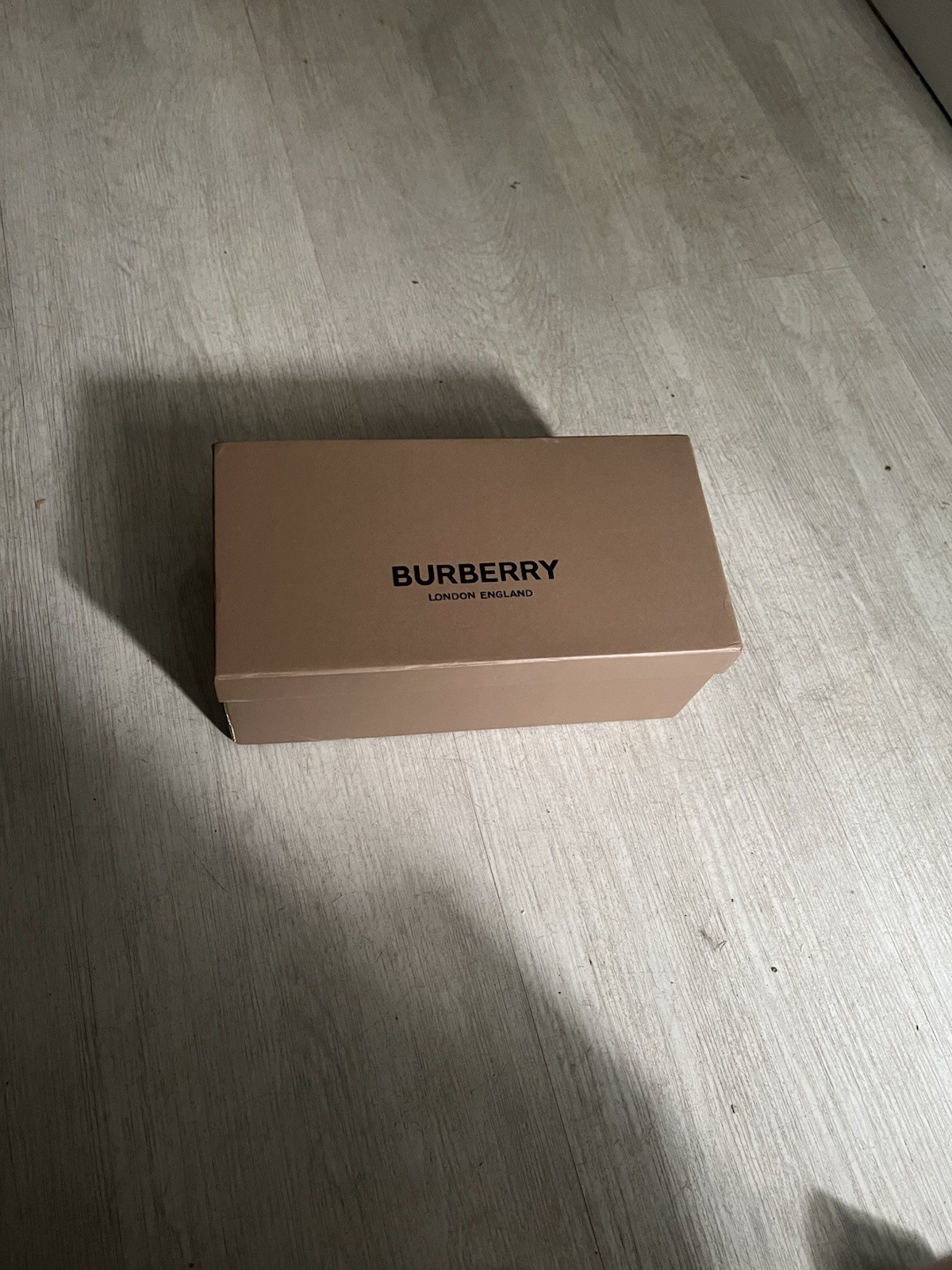 Burberry Teens US 8.5 Rubber Black/White Plaid Logo Slip-On Slide Sandals