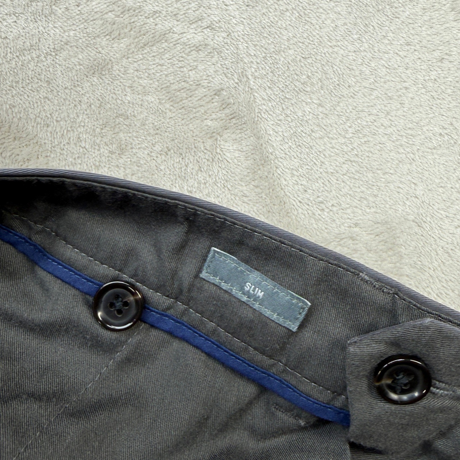 Bonobos Friday Slim Fit Pants Mens 34×30 Grey Chino Lightweight Stretch Preppy