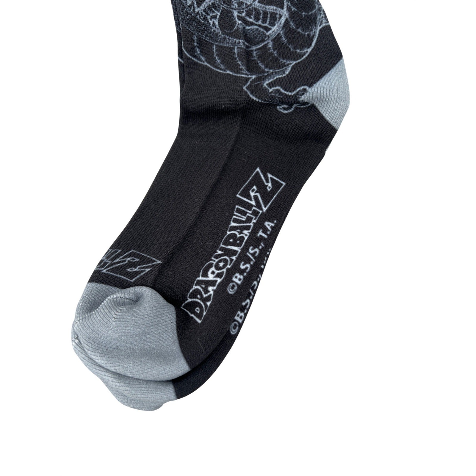 Primitive x Dragon Ball Z Shenron Black Crew Socks Anime Manga Skater NEW