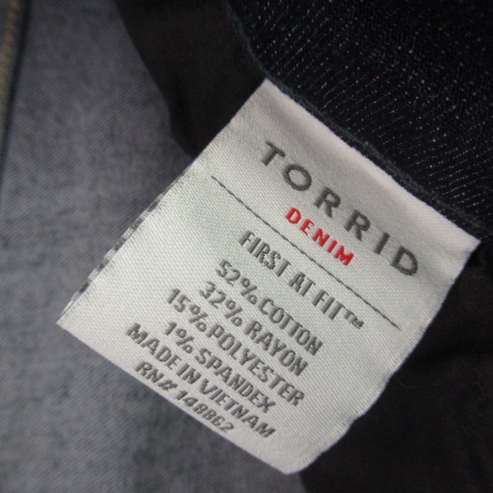 Torrid Jeans Womens 20 Regular Wide Leg Pockets Blue Denim Slim Boot