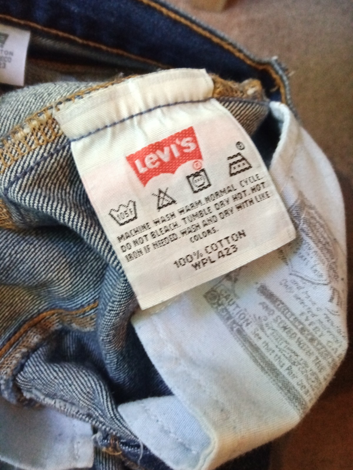 vintage 90s levis 501xx button fly jeans 28X30