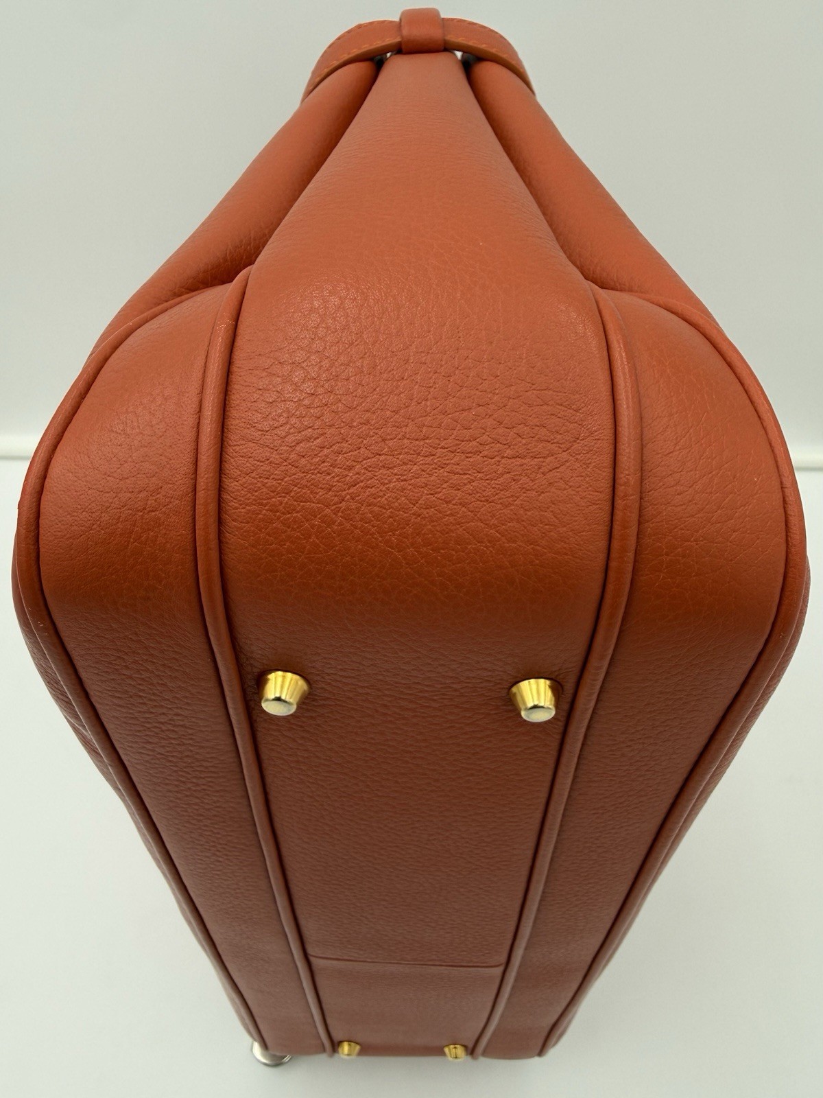 🐢MORABITO 1905 PARIS • DIVA 35 Bag in Terracotta • Made in ITALY (Late Model)