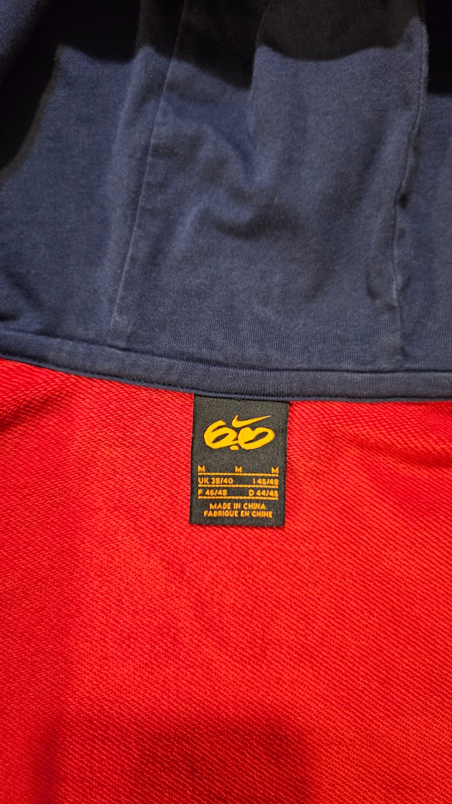 Nike 6.0 Logo Full Zip Hoodie Sweatshirt Jacket Mens M Skateboarding Y2K