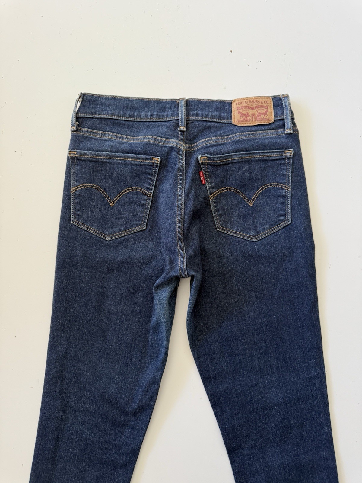 Levis Strauss 710 Super Skinny Jeans Blue Stretch Women’s 27×27 Good Condition👖