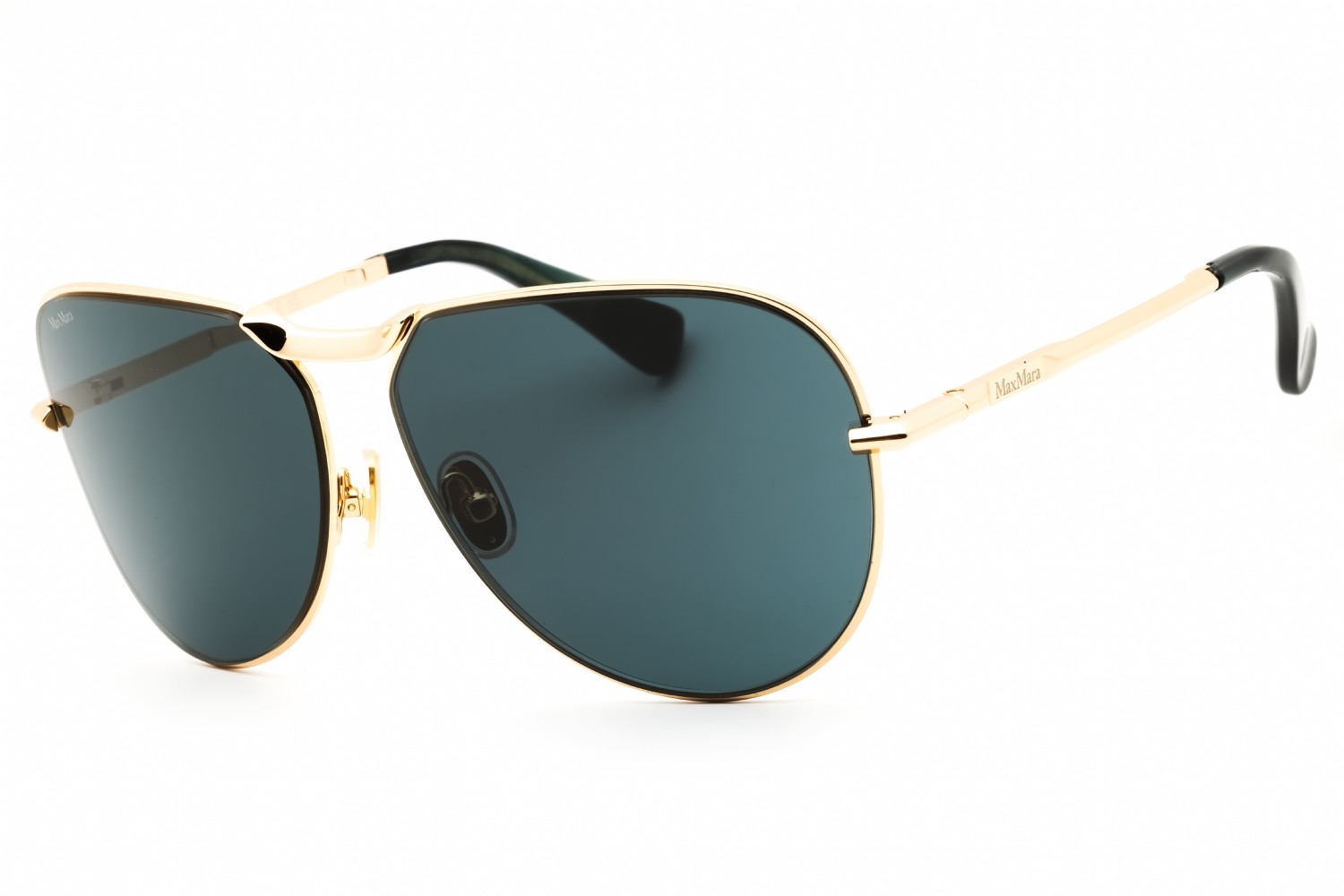 MAX MARA MM0134-30N-59 Sunglasses Frame Size 59mm 125mm 13mm GOLD Women