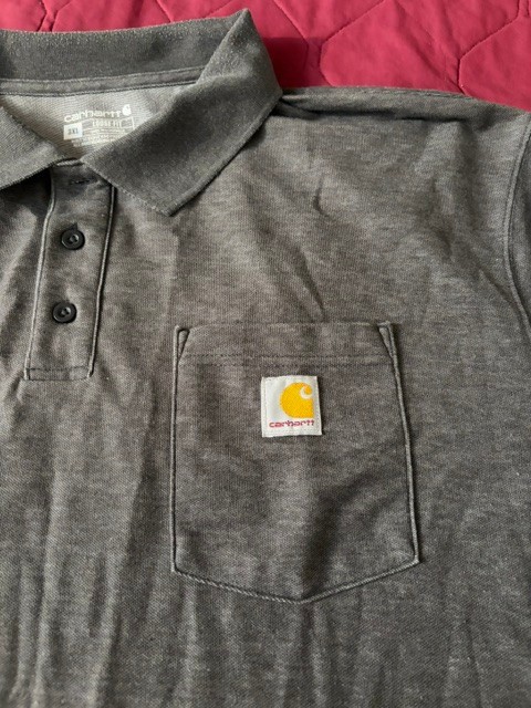 Carhartt * Two Men’s Polo Shirts * size 3XL – XXXL * Navy and Gray