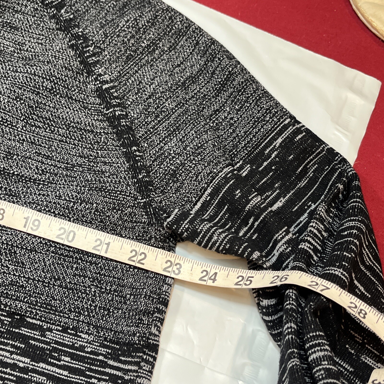 Level Wear Black Gray Sweater marled Golf 1/4 Zip Warm Thermal Knit Top Men’s Lg