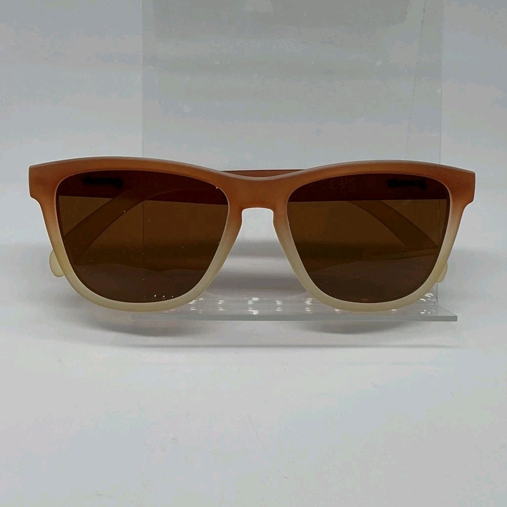 Goodr Sunglasses Three Part Tees – Brown Gradient Frame – Used Running Shades