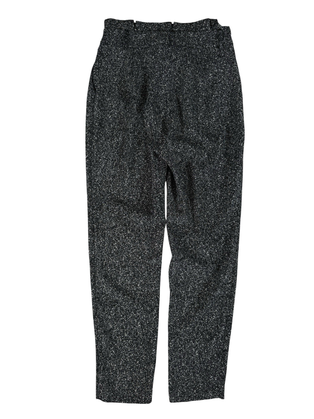Express Black Salt & Pepper Pattern Super High-Rise Ankle Dress Pants Women’s 8L