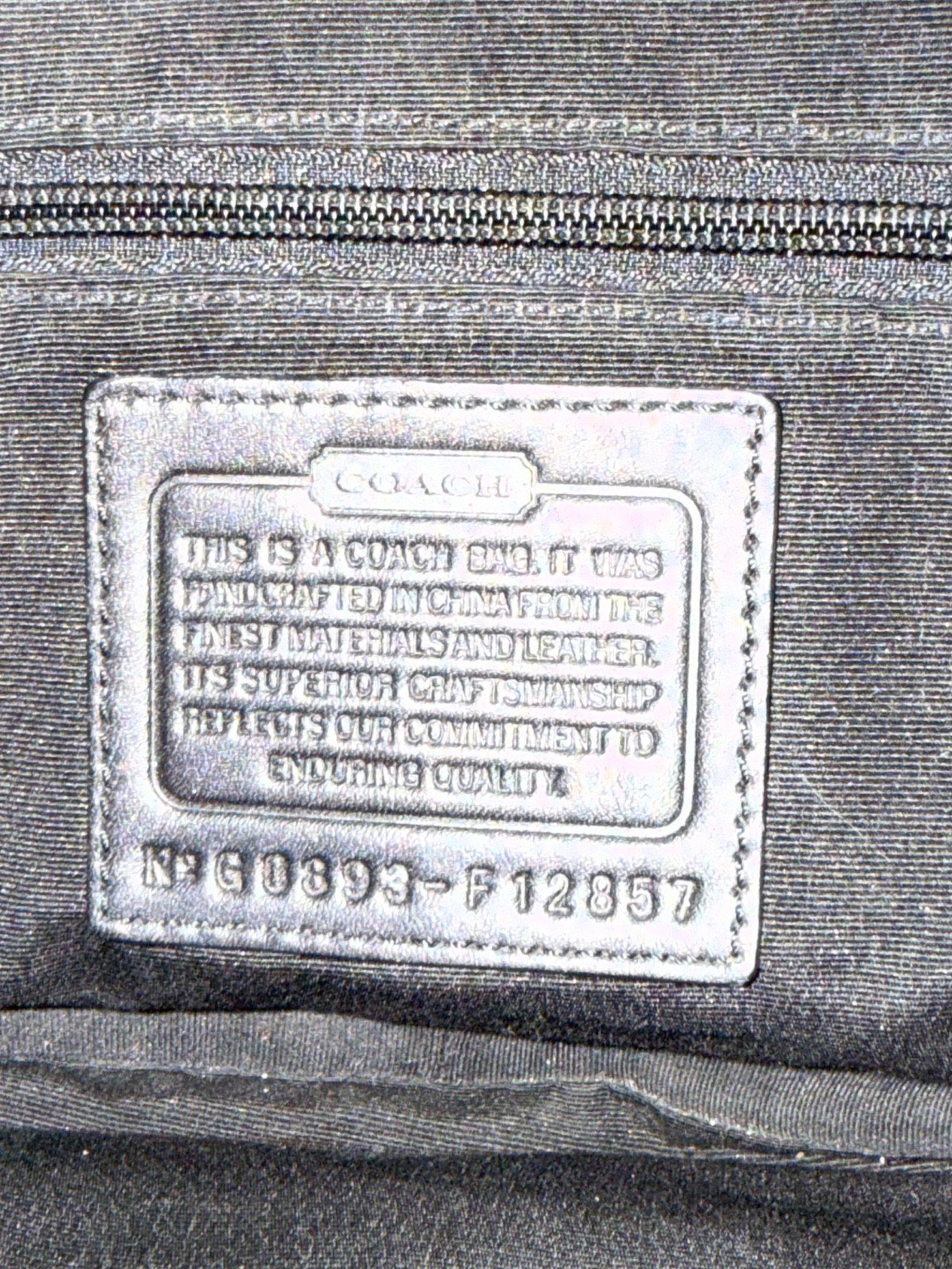 Authentic Coach Vintage Legacy/Ali Signature Flap Jacquard (model G0893-F12857)