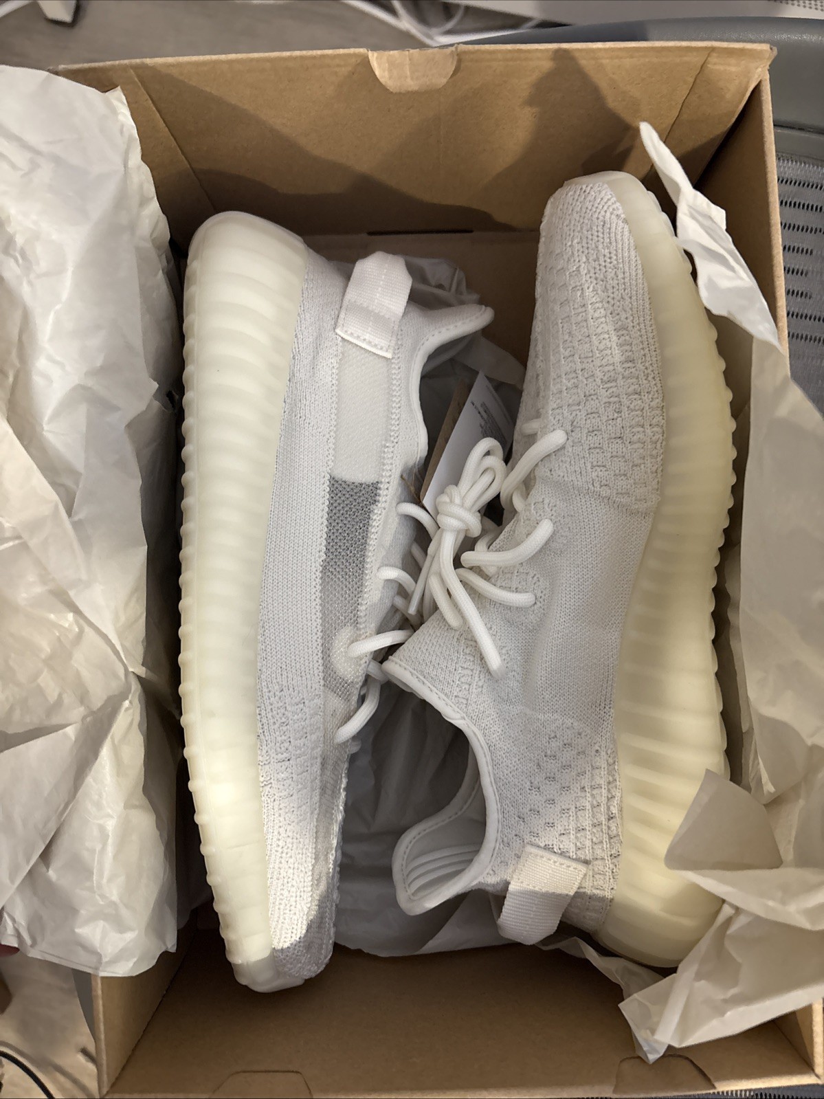Size 10.5 – Adidas Yeezy Boost 350 V2 Low Bone – New in a Box – Buy It Now