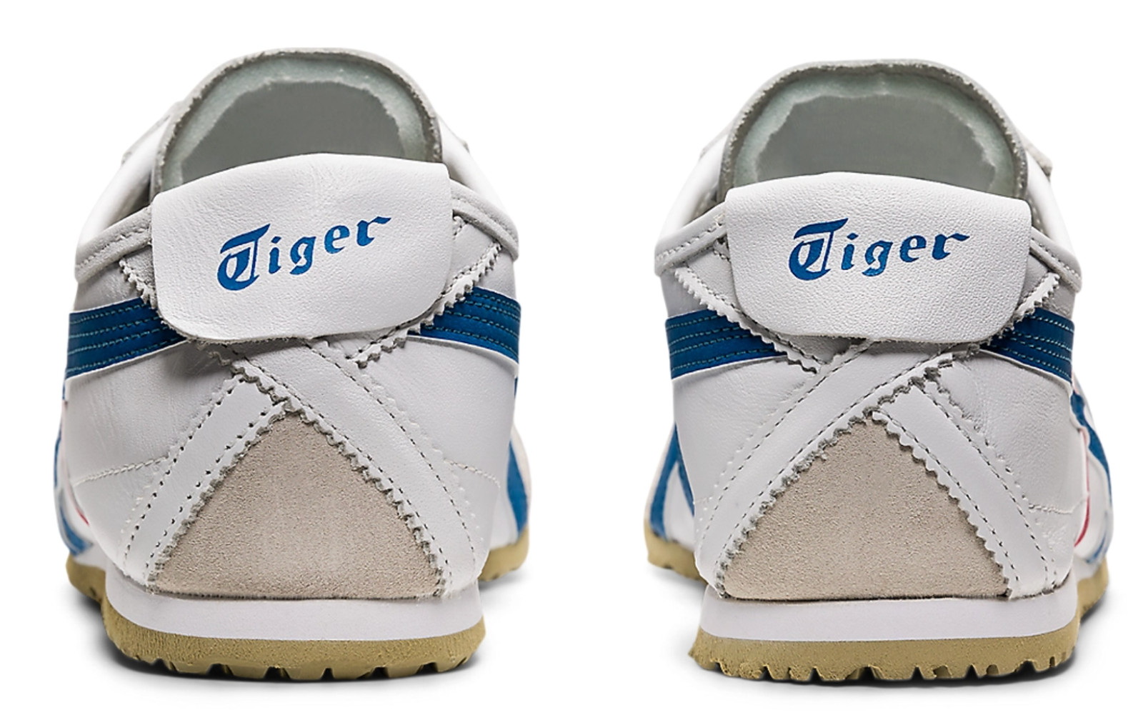 Authentic Onitsuka Tiger MEXICO 66 1183C102-100 White Blue Unisex Leather NEW