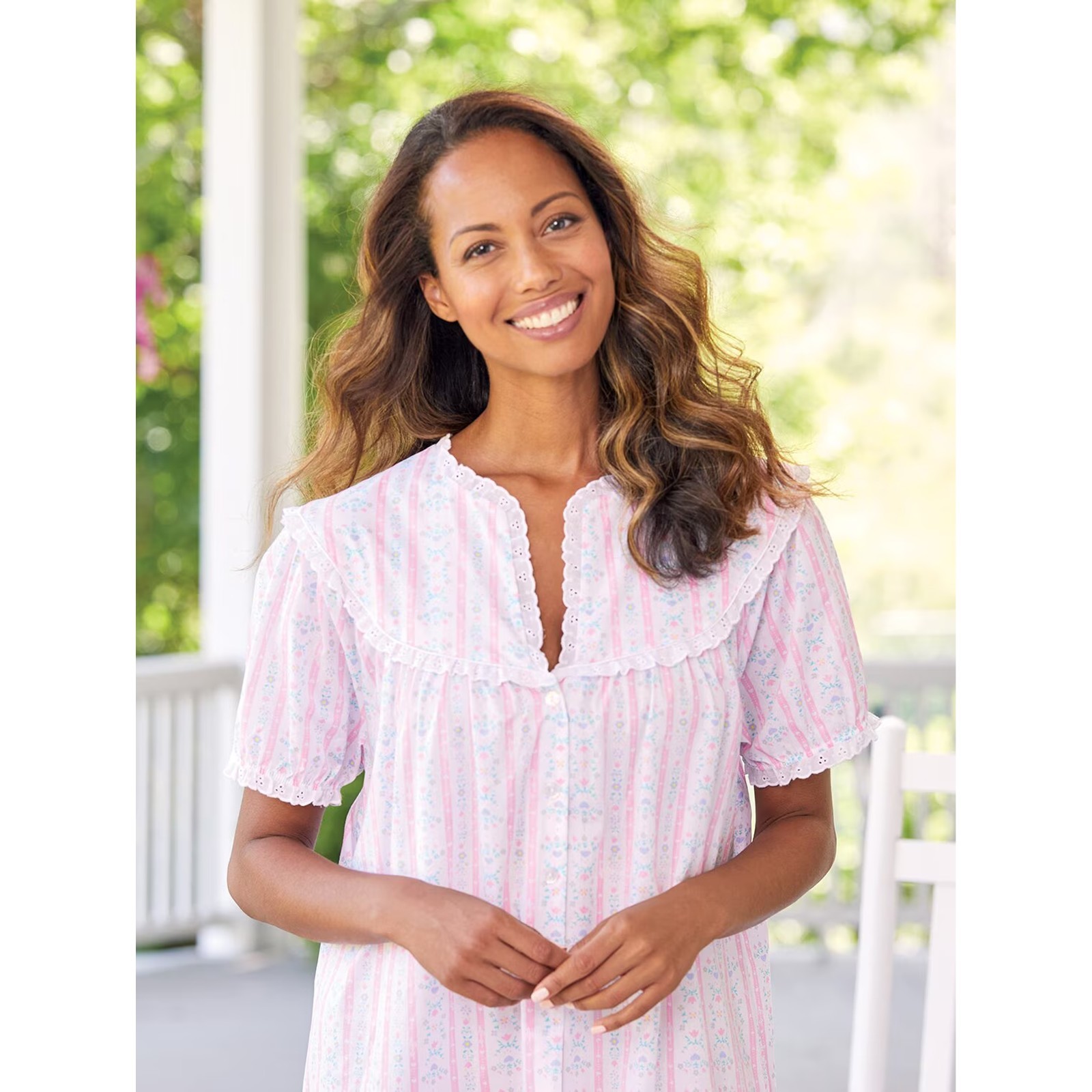 Original Lanz Tyrolean Cotton Lawn Nightgown, Lanz of Salzburg