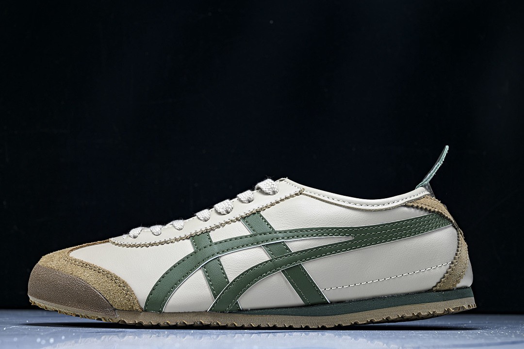 Onits*ka Tiger Mexico66 Beige Grass Green 1183C102-250 Unisex Size 4-11