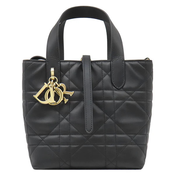 Christian Dior Always Vertical Tote Small 2WAY Bag M2835OSNW_M900 Black #HDB234
