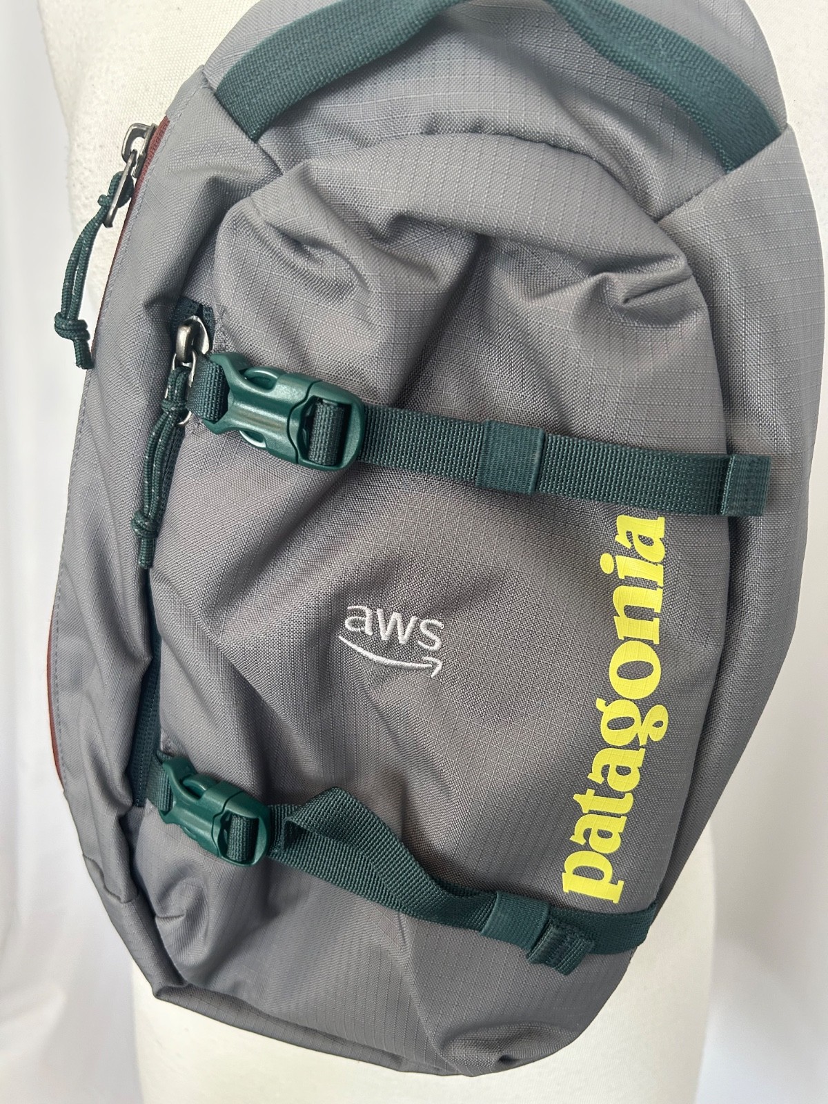 CUSTOM BRANDED GREY PATAGONIA ATOM SLING 8L DAYPACK