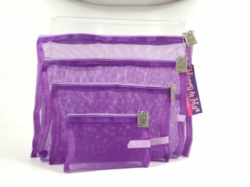 Mirra N Me – 32 Piece Mesh Zipper Bags – Multi Pack 8 Color Assortment