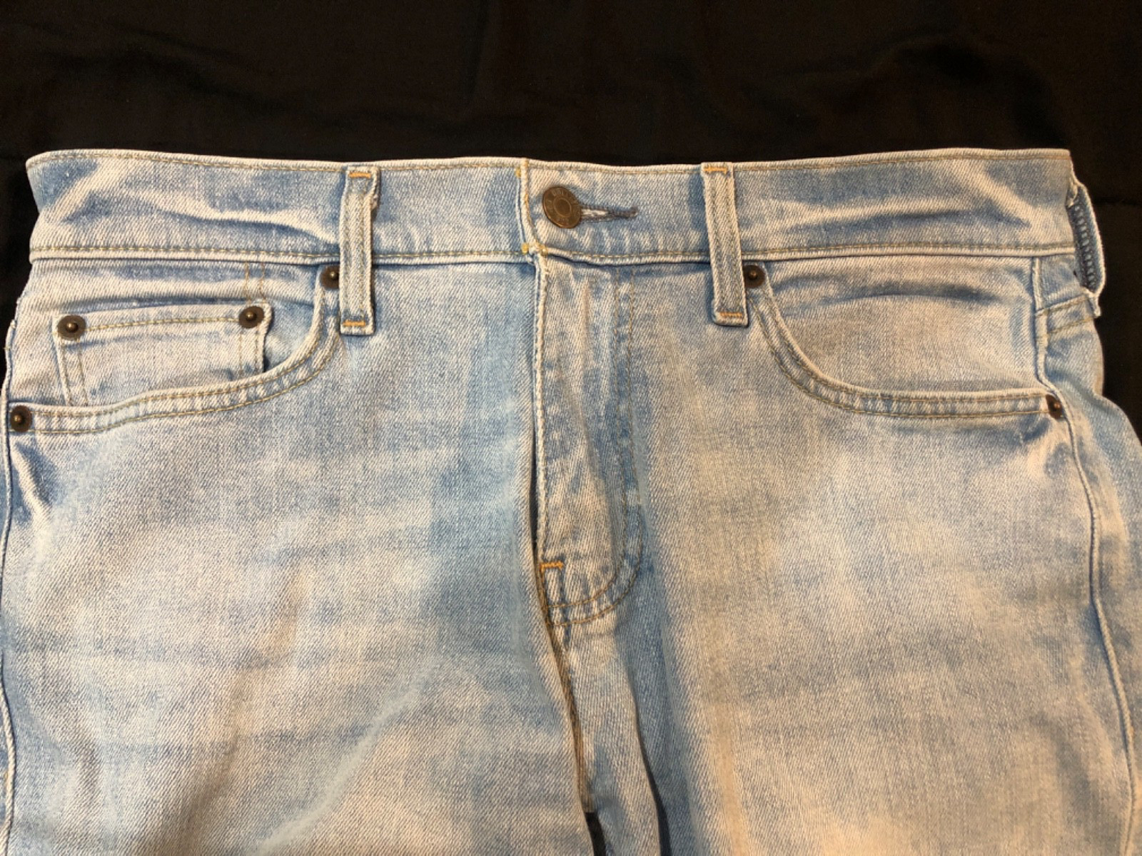HOLLISTER Epic Flex Skinny Light Wash Blue Denim Jeans Men’s Size W 29 L 32