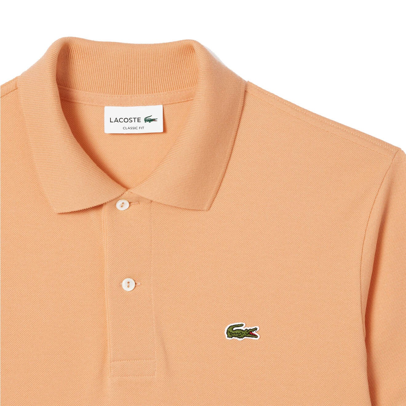 Lacoste Original L.12.12 Petit Pique Cotton Polo Shirt Light Orange