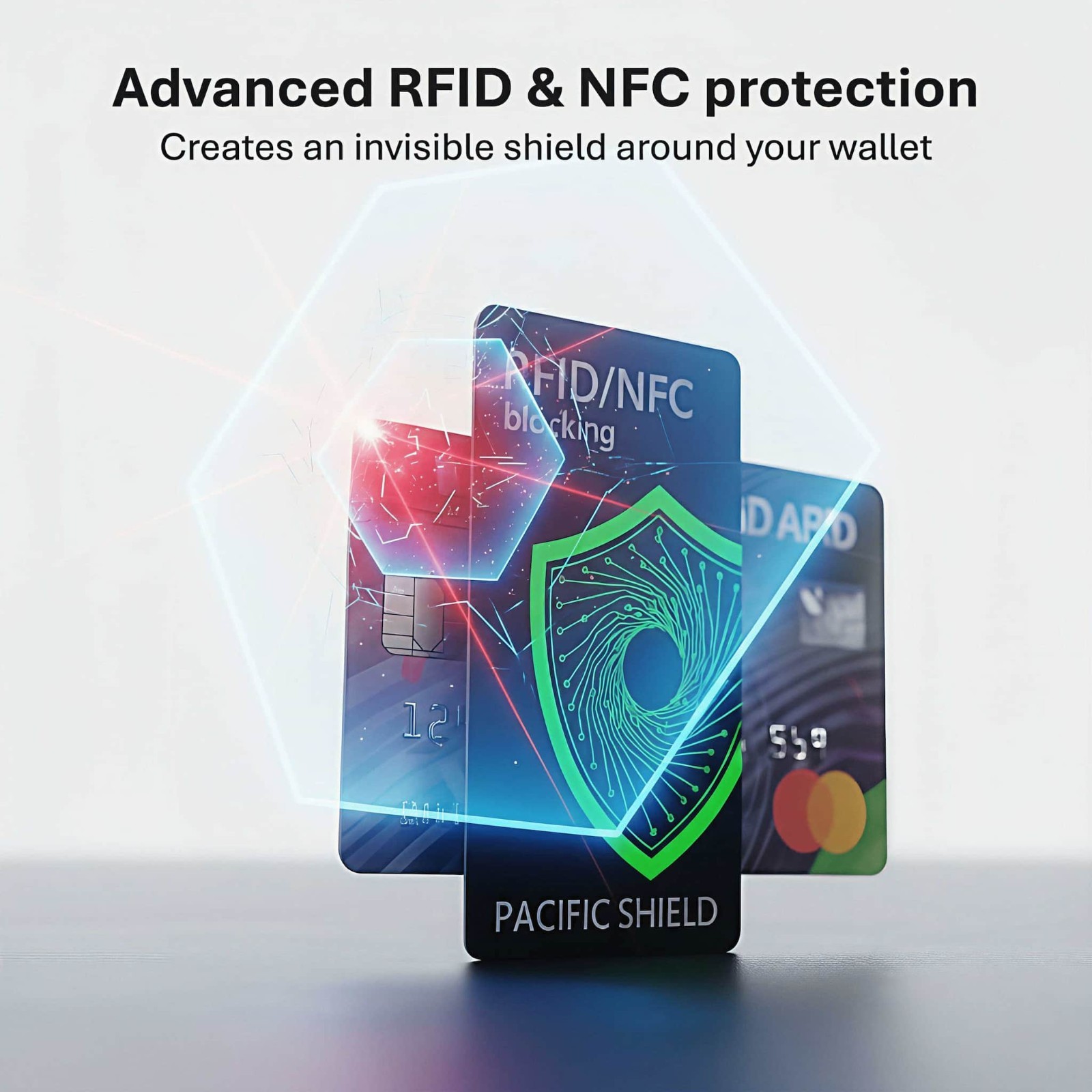 RFID Blocking Card (4 Pack) Identity Protection Wallet Credit Cards Debit ID NFC