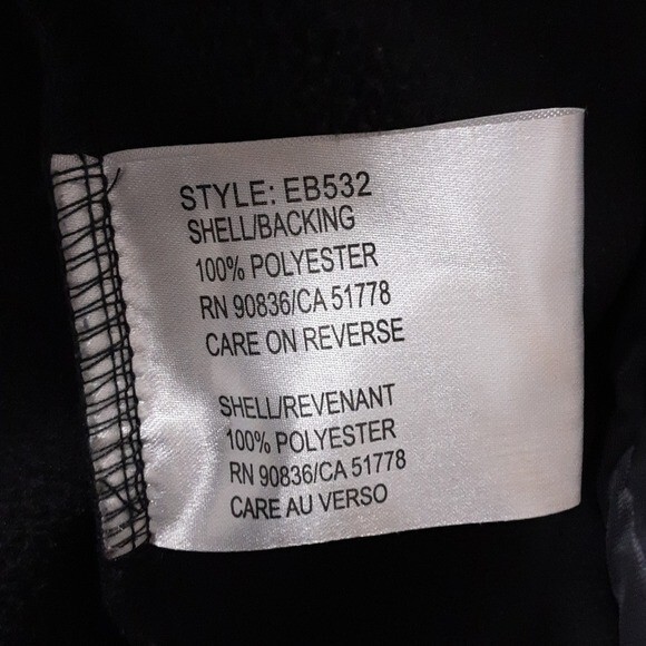 Eddie Bauer zip down jacket mens fleece lining 2XL Soft shell FULL ZIP CASUAL